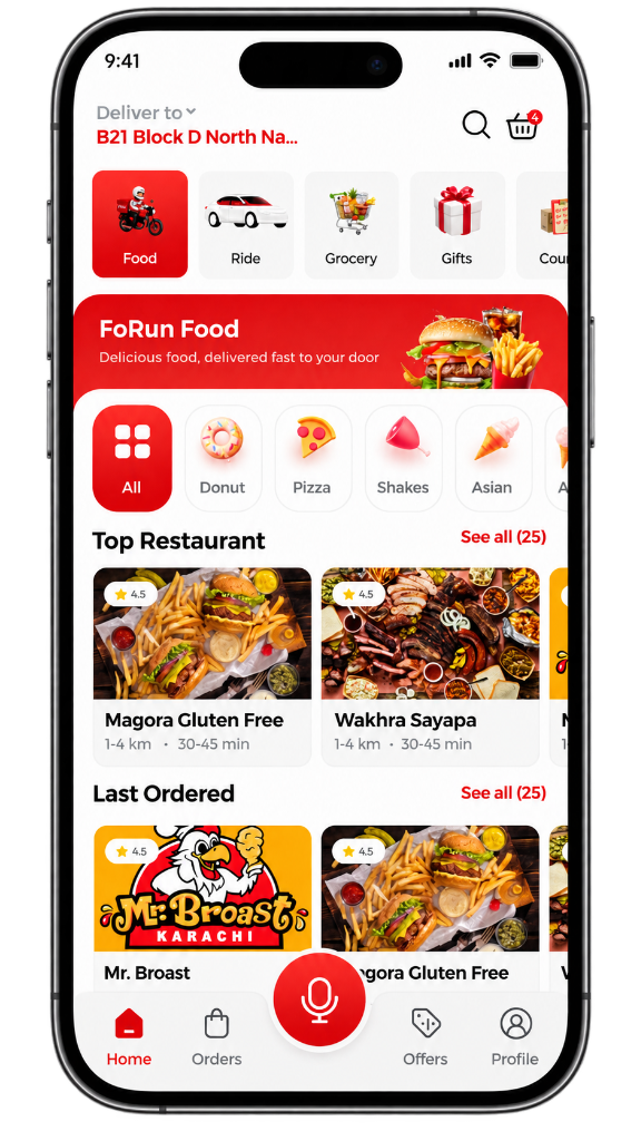 FoRun Customer Super App